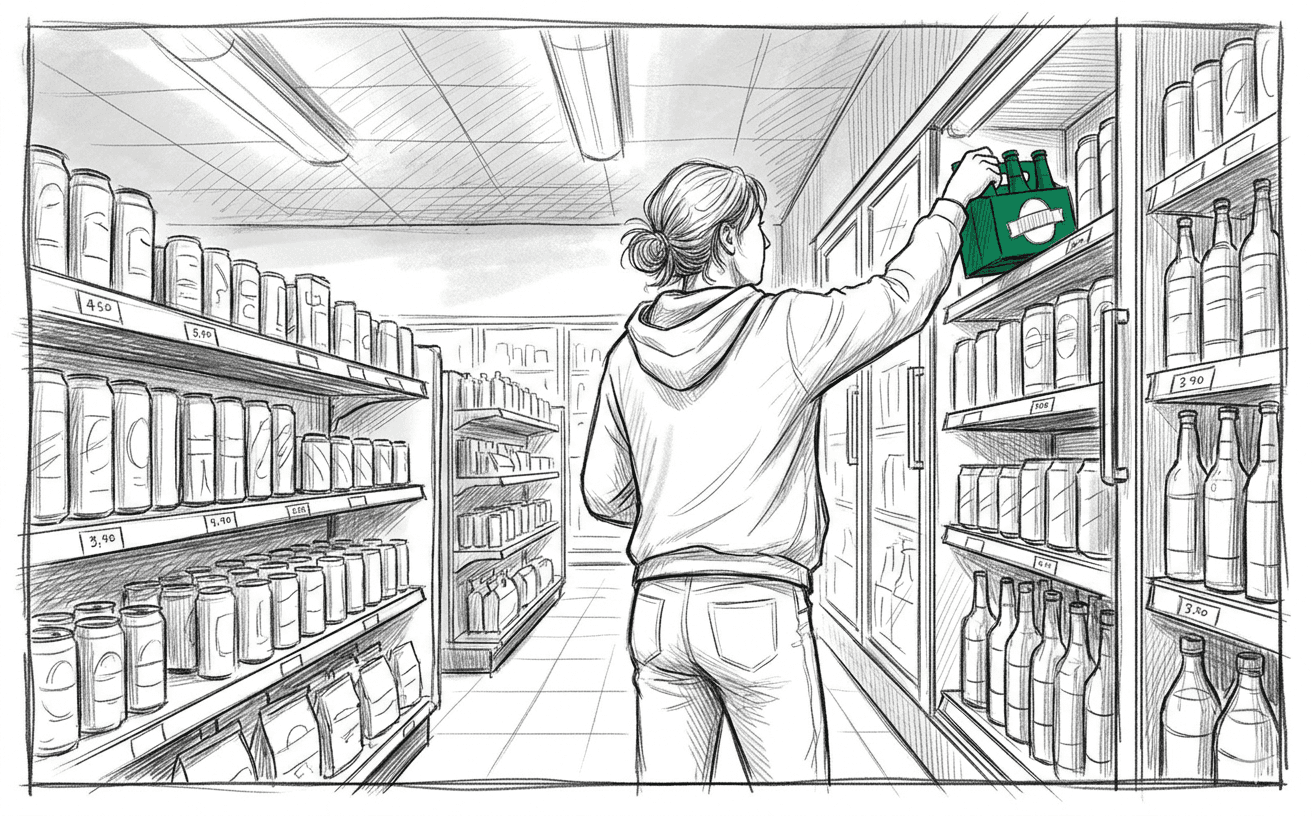 BARS Program storyboard, scene one